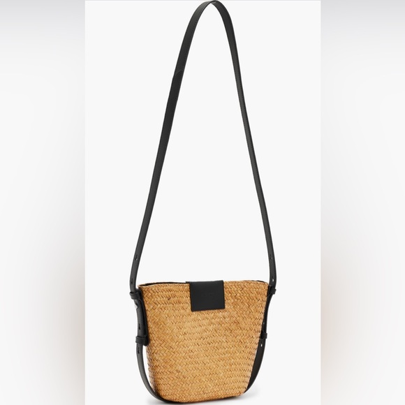 All Saints Ebro Straw Crossbody Bag - Picture 11 of 12